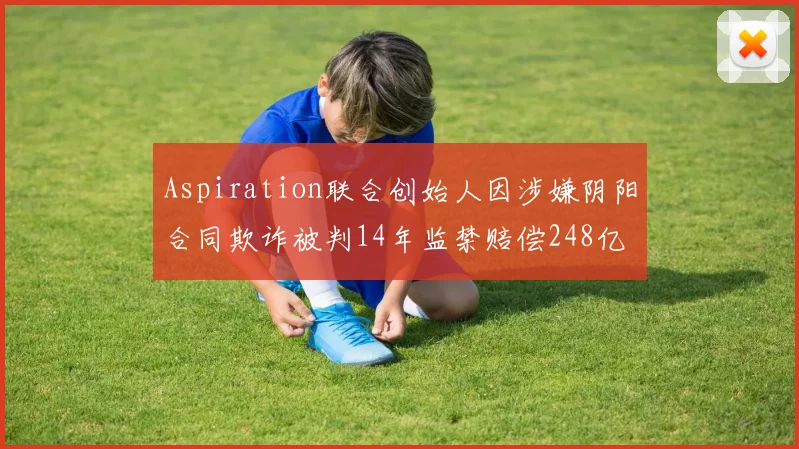 Aspiration联合创始人因涉嫌阴阳合同欺诈被判14年监禁赔偿248亿